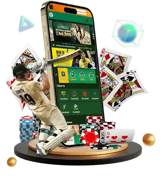 Mobile user downloading an online casino app on smartphone 56jl